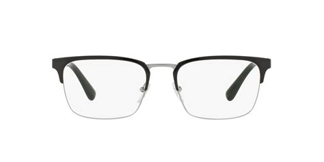 prada 1bo 101|Prada VPR54T Rectangle Glasses .